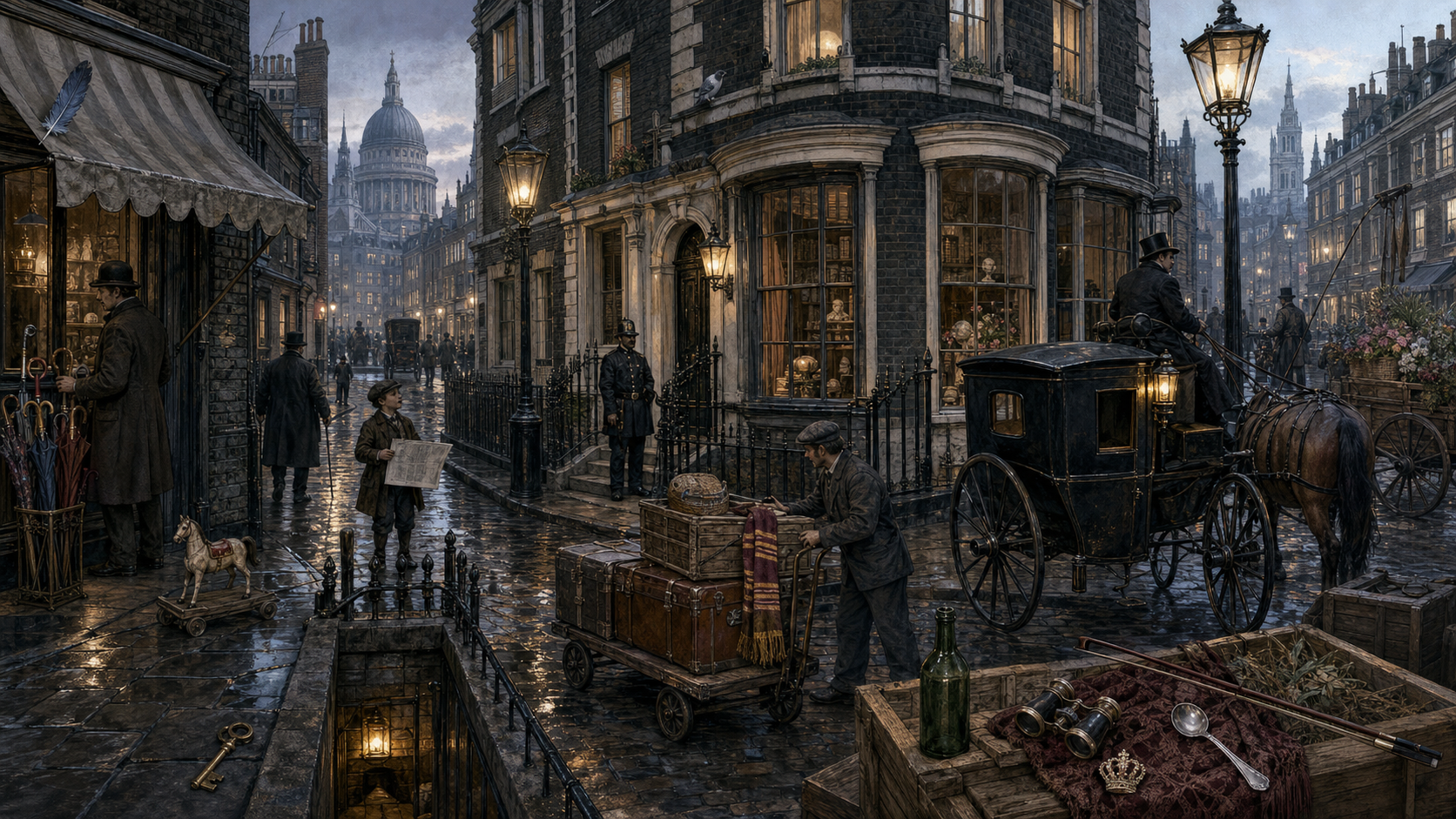 Baker Street after rain